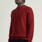 Norse Projects Men's Henning Cotton Wool Rib Sweater in Cowhide