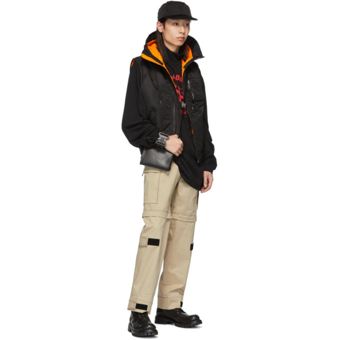 1017 ALYX 9SM Black Hooded MA-1 Vest 1017 ALYX 9SM