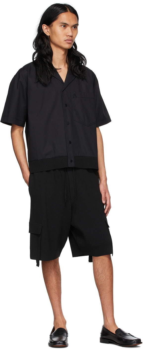 ANDREĀDAMO SSENSE Exclusive Black Cotton Shirt