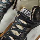 Golden Goose Men's Sky Star Leather Sneakers in White/Black/Ice