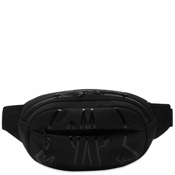 Photo: Moncler Men's Cut Logo Belt Bag in Black