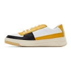 Acne Studios Yellow and White Perey Sneakers