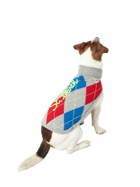 MC2 Saint Barth Dog Sweater With Argyle Print