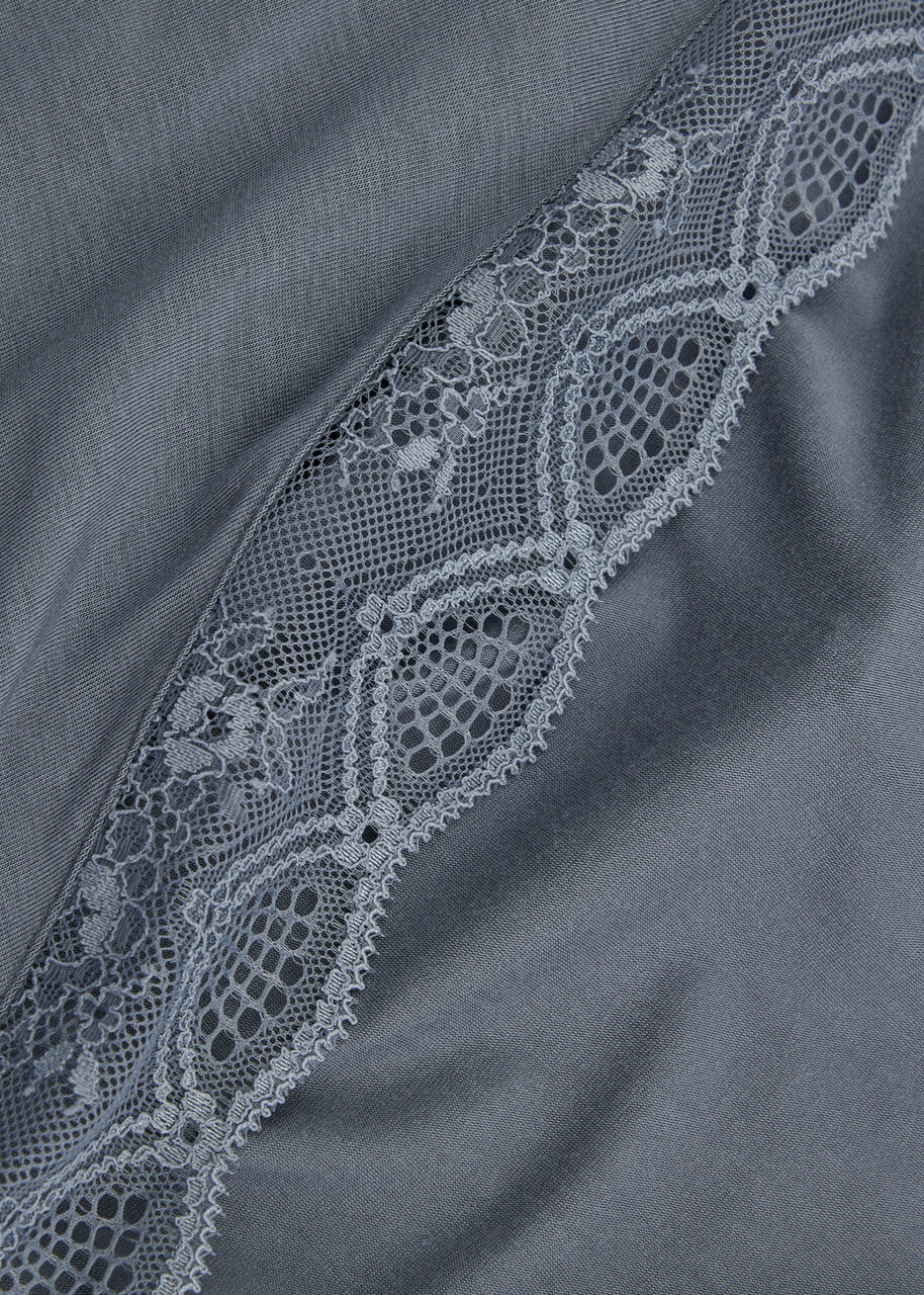 Eberjey Georgina Jersey Robe Grey
