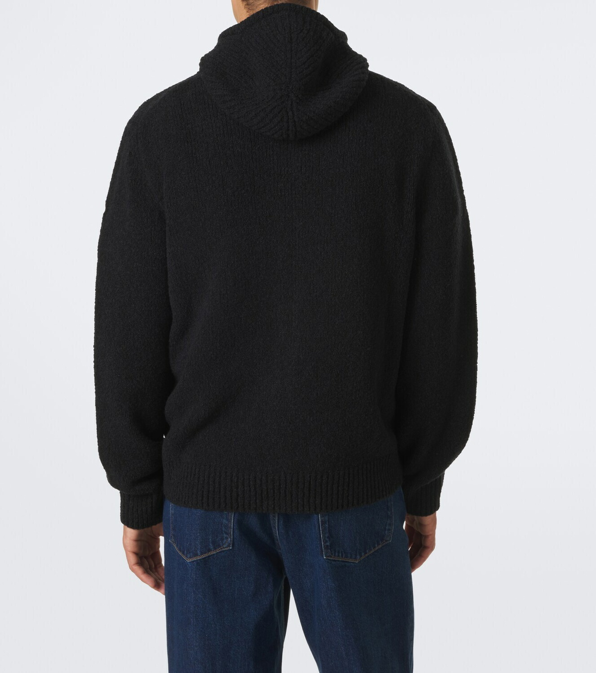 Moncler Wool-blend bouclé zip-up hoodie