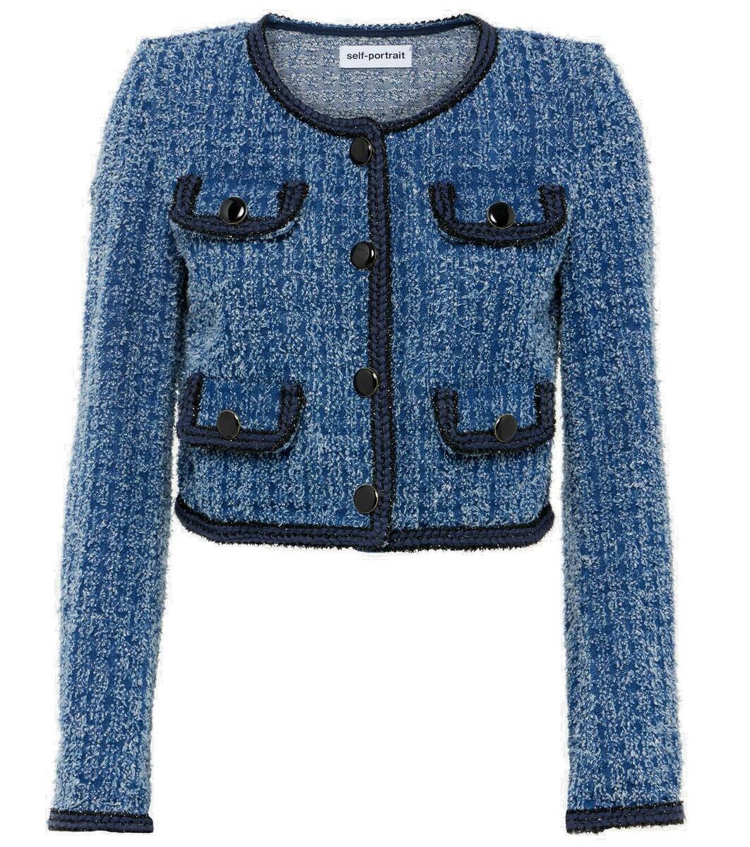Self-Portrait Bouclé jacket Self-Portrait