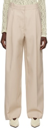 CAMILLA AND MARC Beige Rhett Trousers
