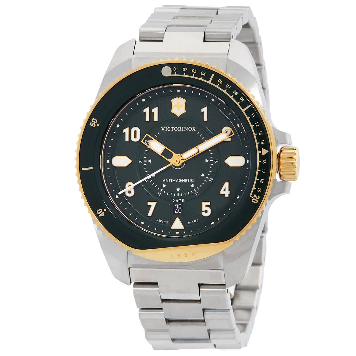 Victorinox Journey 1884 Chronograph Quartz Green Dial Mens Watch