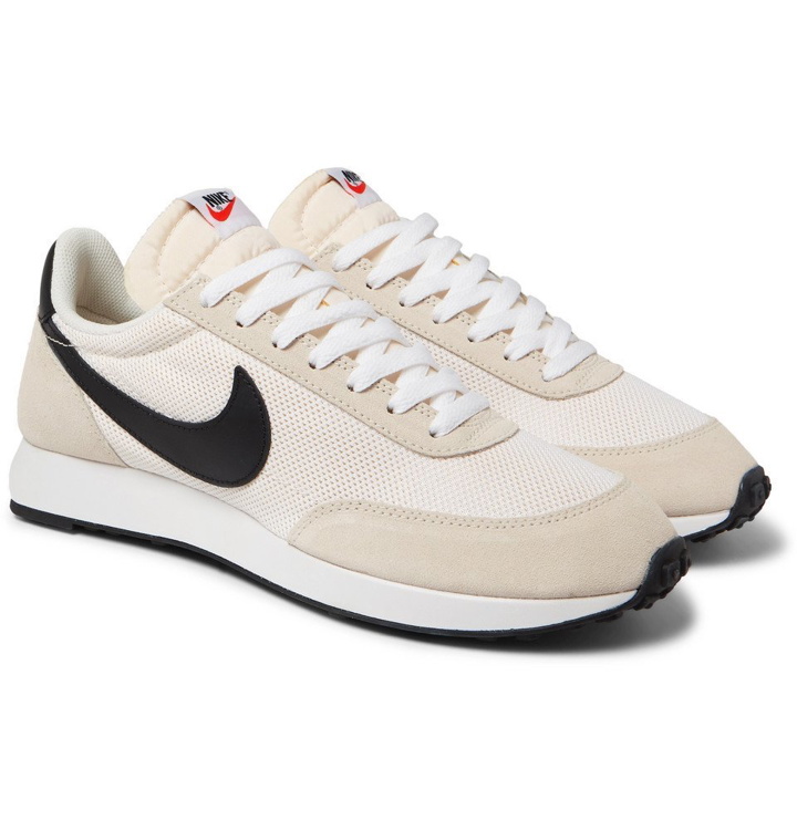 Photo: Nike - Air Tailwind 79 Mesh, Suede and Leather Sneakers - White