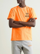 Gallery Dept. - Logo-Print Cotton-Jersey T-Shirt - Orange