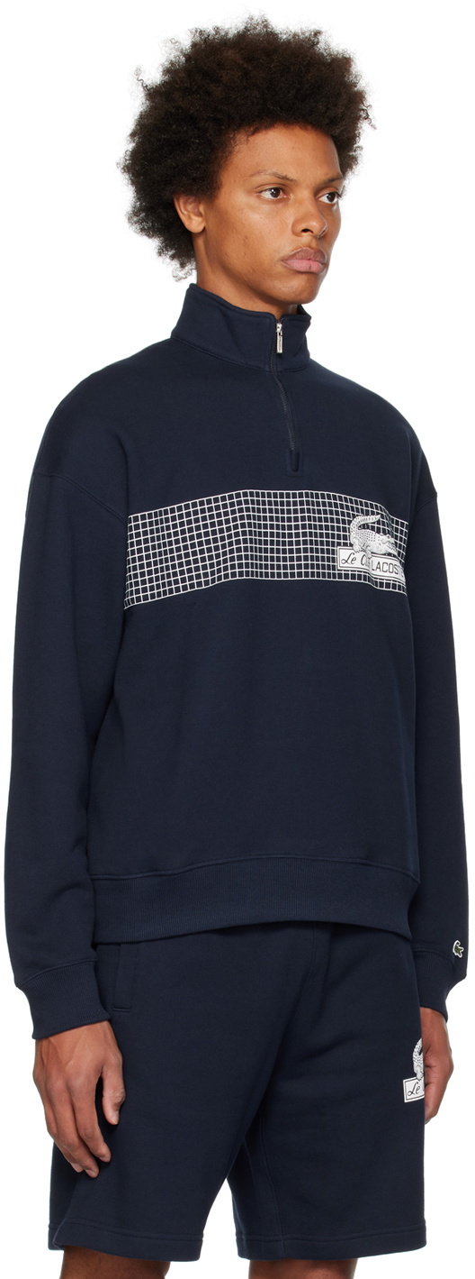 Lacoste Navy Half-Zip Sweatshirt Lacoste