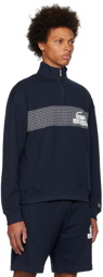 Lacoste Navy Half-Zip Sweatshirt