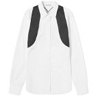 Alexander McQueen Men's Half Charm harness Shirt in Optical White