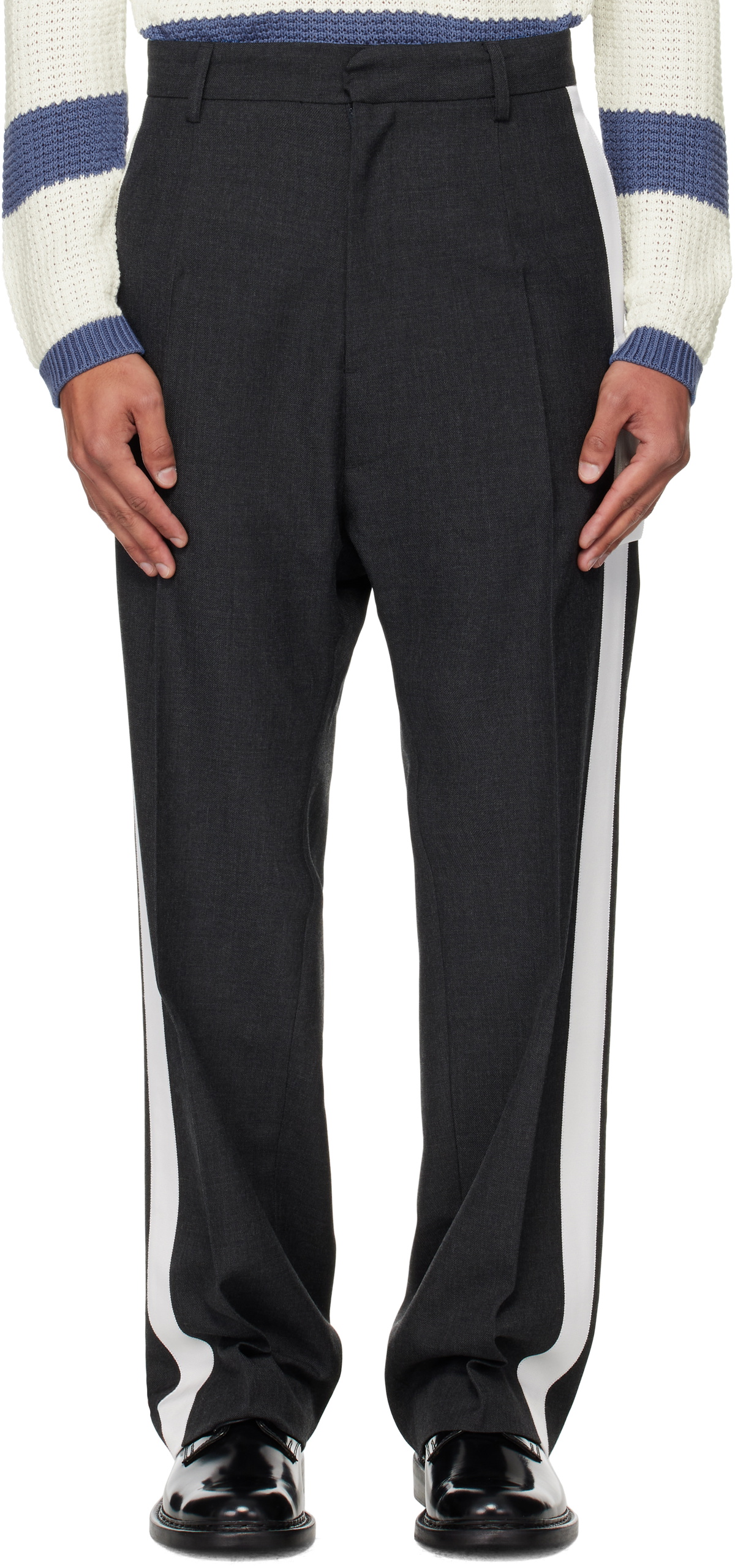 『Stefan Cooke』black zip pocket trousers Stefan Cooke Black Zip Pocket Trousers – BlackSkinny