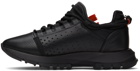 Givenchy Black & Red Spectre Zip Sneakers