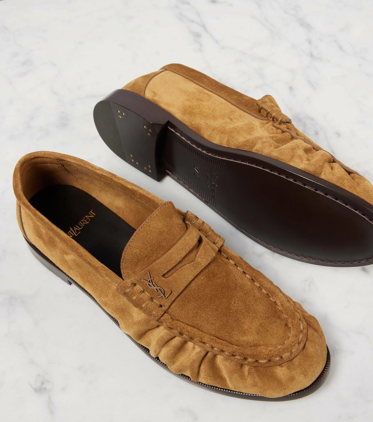 Saint Laurent Le Loafer 15 suede mocassins Saint Laurent