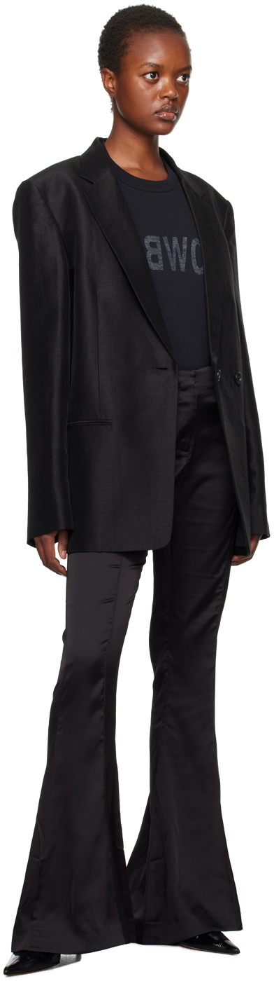 Helmut Lang Black 'Cowboy' T-Shirt