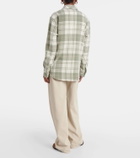 God's True Cashmere Tartan cashmere shirt