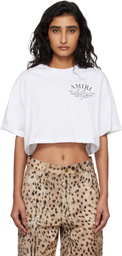 AMIRI White Arts District Cropped T-shirt