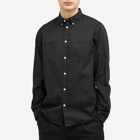 Norse Projects Men's Anton Light Twill Shirt in Black