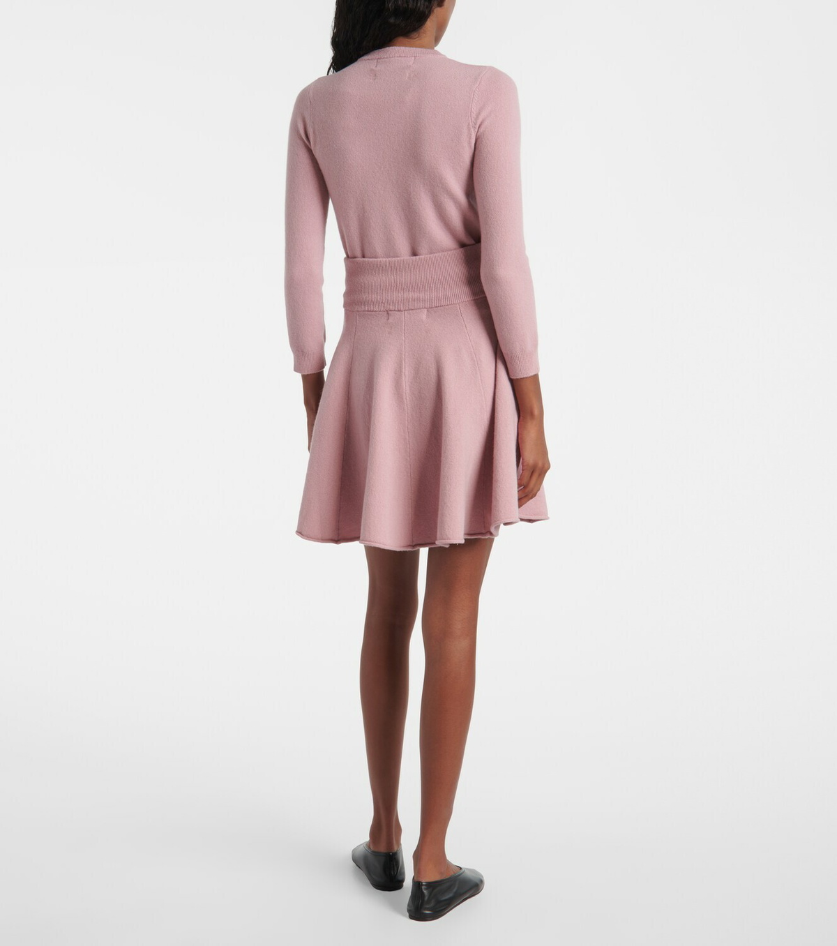 Extreme Cashmere N°379 Girl cashmere-blend miniskirt