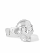Alexander McQueen - Skull Silver-Tone Ring - Silver