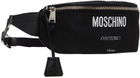 Moschino Black 'Moschino Couture' Cordura Nylon Belt Bag