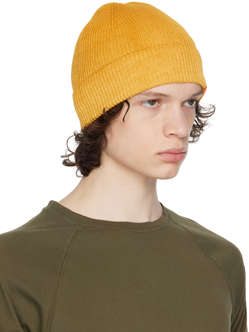 ASPESI Yellow Wool Beanie