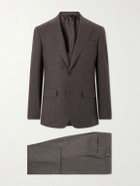 Thom Sweeney - Wool, Linen and Silk-Blend Suit - Brown