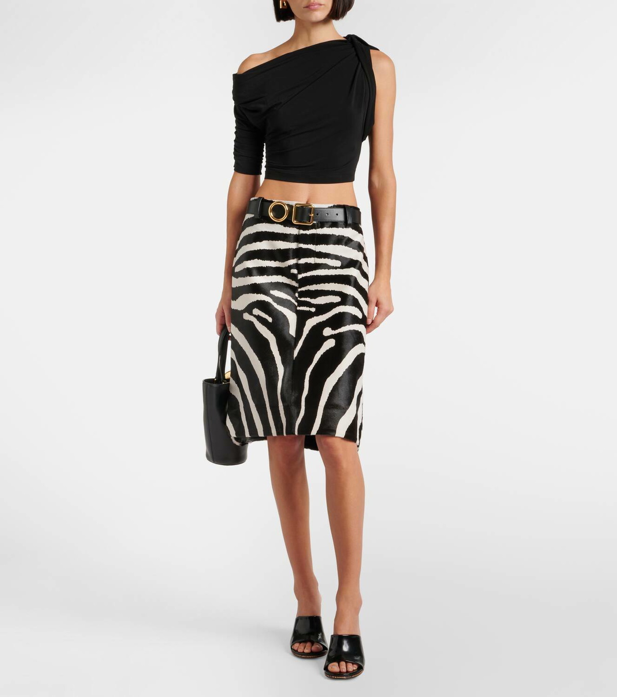 スカート Jacquemus Ribbed Midi Skirt Jacquemus Notte Midi Skirt | Brown | FARFETCH