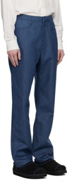 AMOMENTO Blue Four-Pocket Jeans
