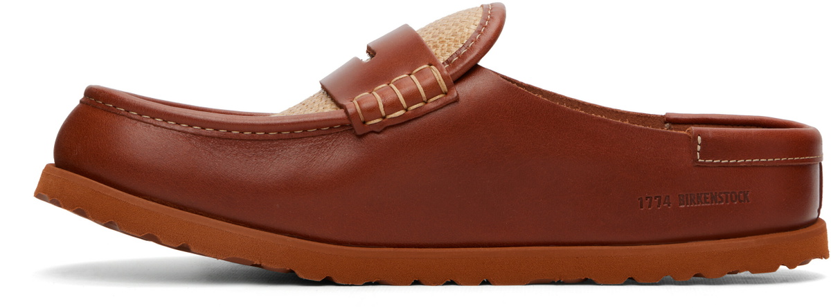 Birkenstock Brown Naples Wrapped Raffia 1774 Loafers