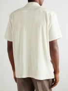 Richard James - Camp-Collar Cotton-Terry Shirt - Neutrals