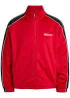 Nahmias Logo-embroidered Jersey Track Jacket Red