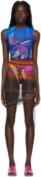 Louisa Ballou Multicolor Heatwave Minidress