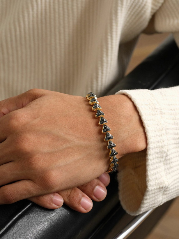 Photo: David Yurman - Armory® 18-Karat Gold Diamond Bracelet - Gold