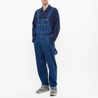 Stan Ray Men's Earls Bib Overall in Stonewashed Denim