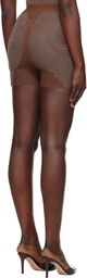 Poster Girl Brown Raven Wings Cycling Shorts