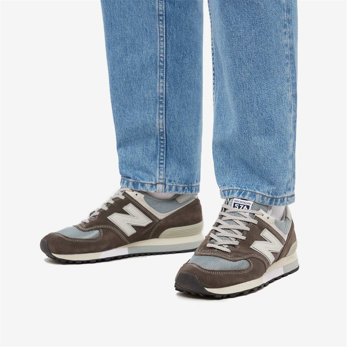 New Balance Men's OU576AGG - Made in England Sneakers in Grey