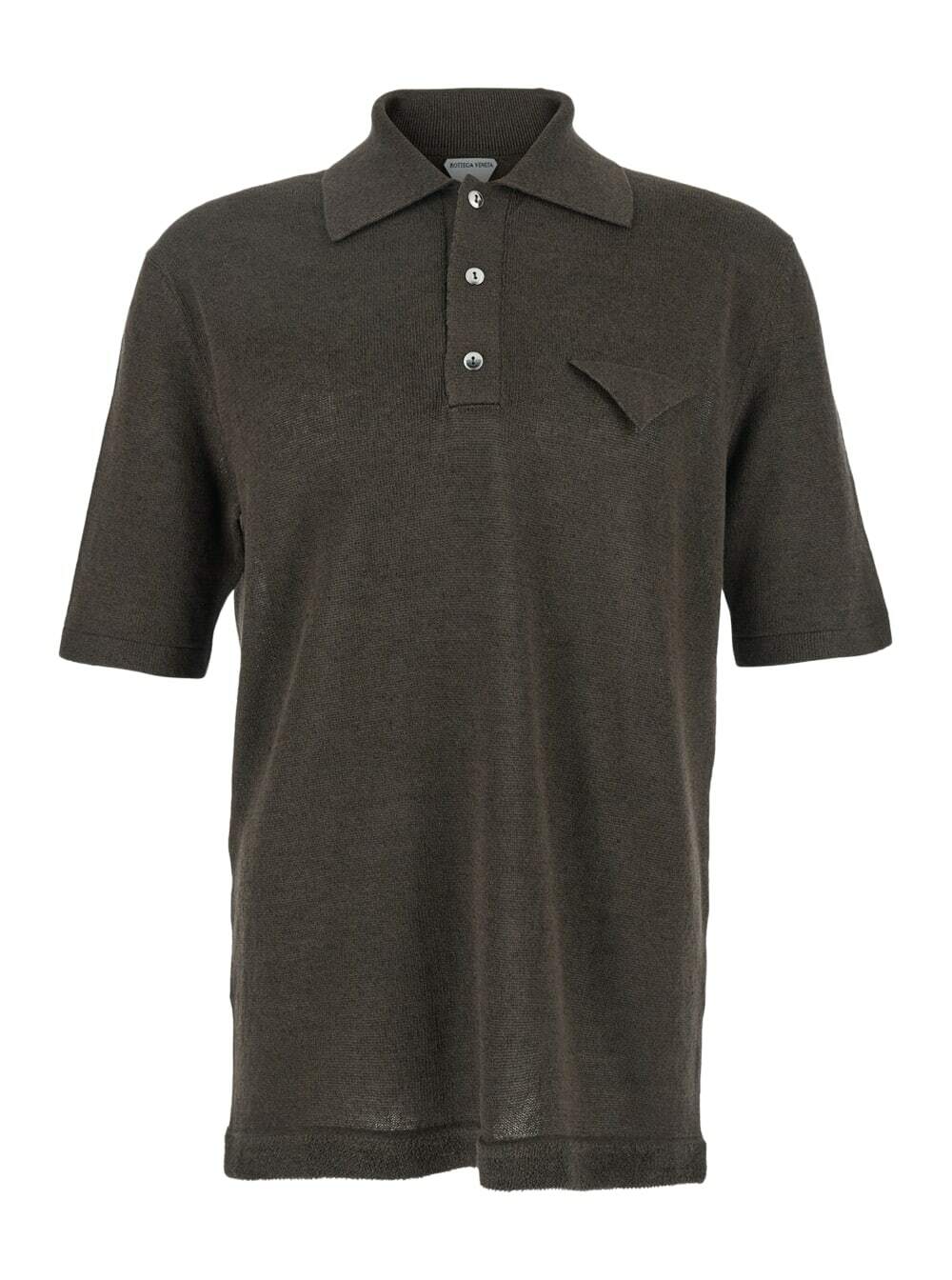 Tシャツ・カットソー BOTTEGA VENETA Grey wool polo shirt Grey Wool polo Bottega Veneta - Vitkac AS