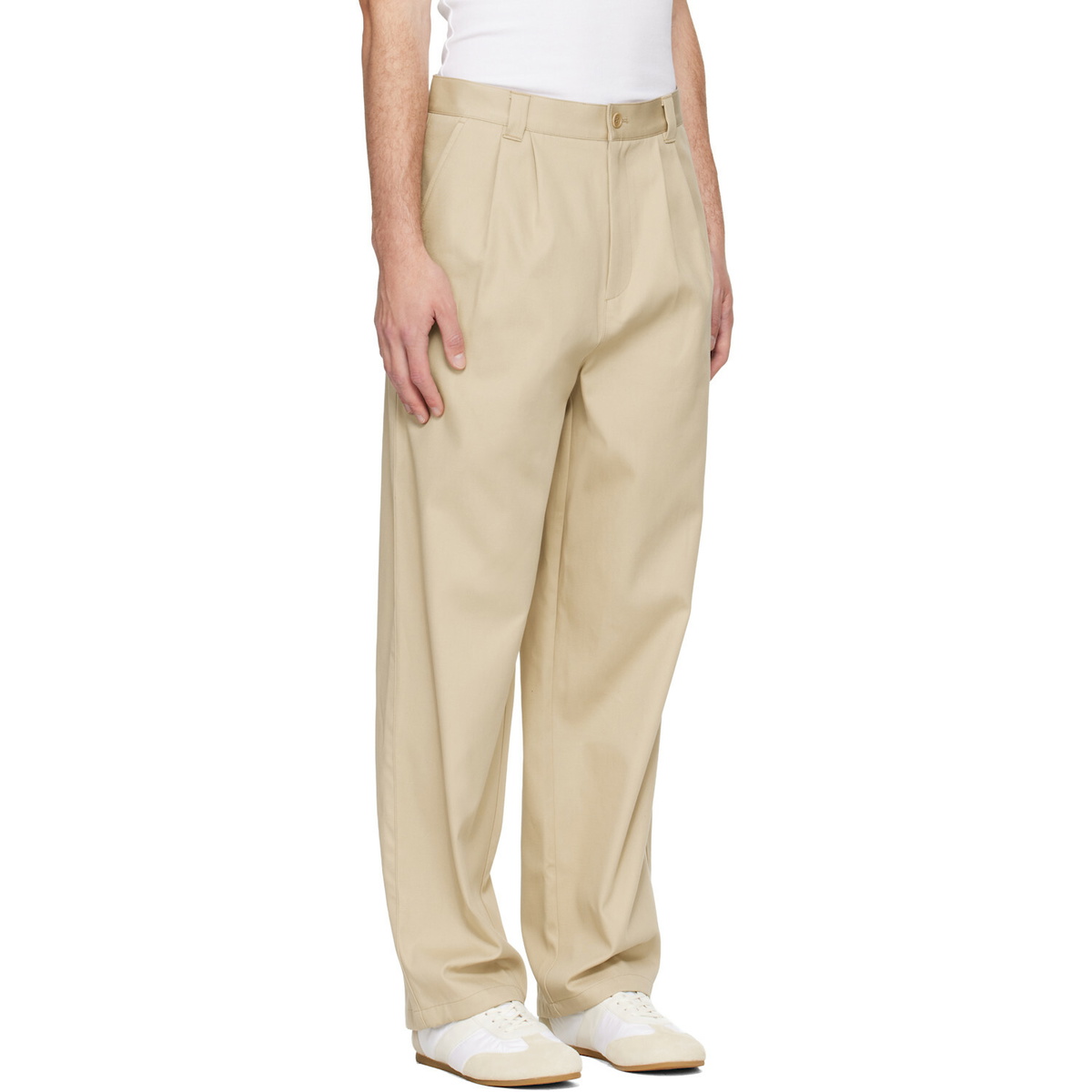 A.P.C. Beige Ricky Trousers