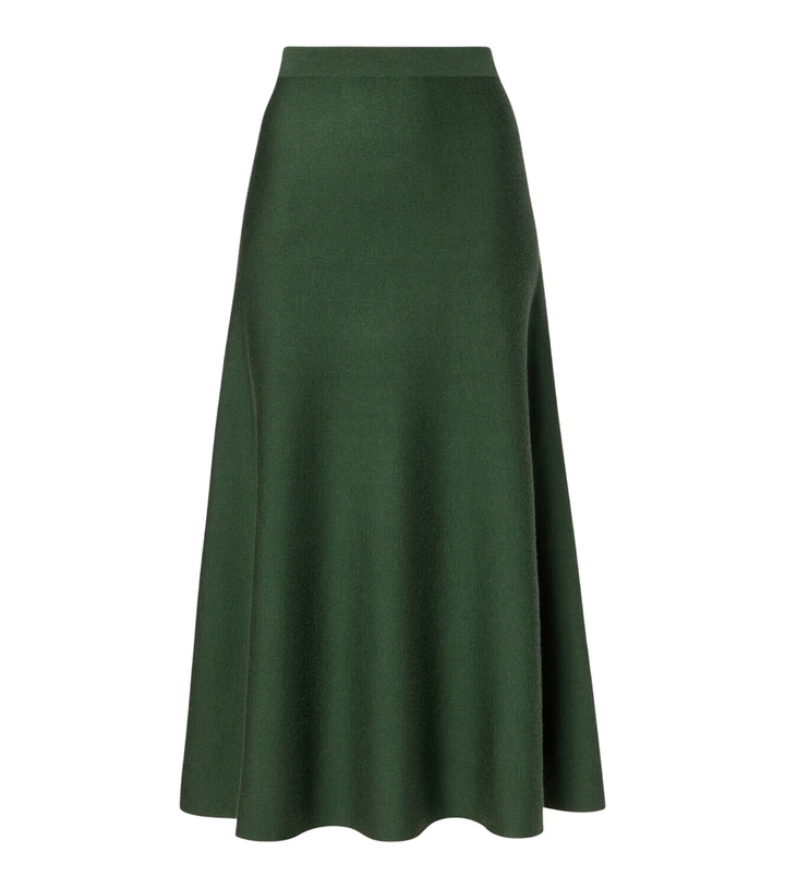 Photo: Gabriela Hearst Freddie wool, cashmere, and silk midi skirt