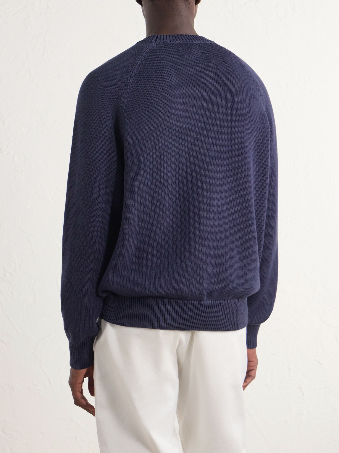 Aimé Leon Dore - Logo-Embroidered Cotton Sweater - Blue