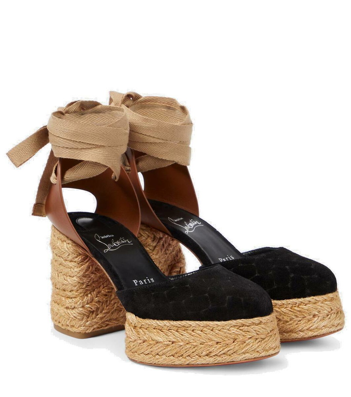 Photo: Christian Louboutin Brigissima 70 espadrille sandals