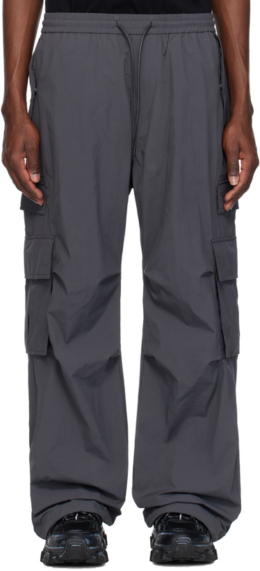 Photo: Juun.J Gray Nylon Light Cargo Pants