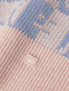 Acne Studios - Katch Jacquard-Knit Wool and Cotton-Blend Sweater - Pink