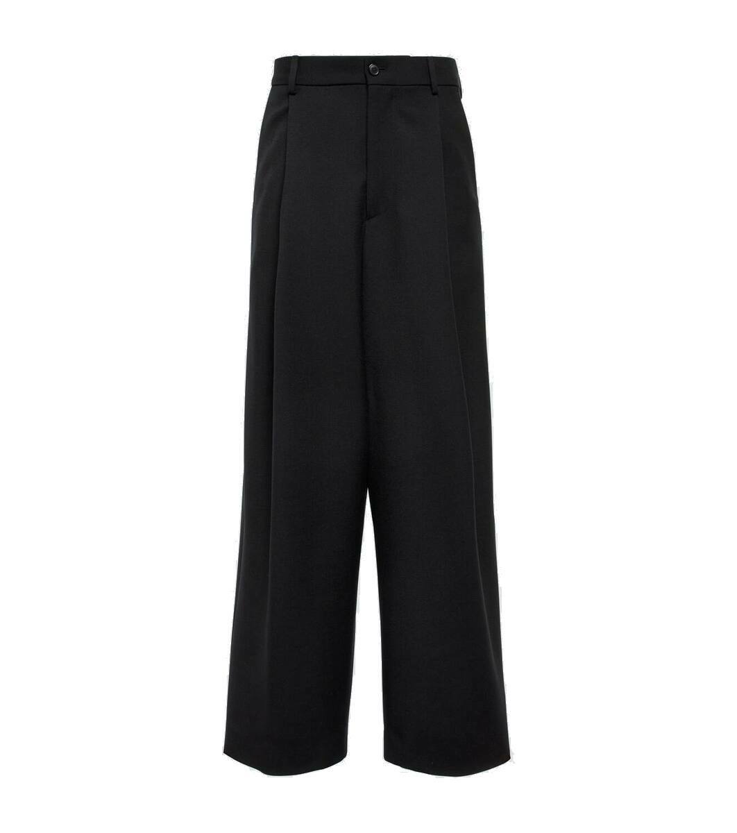 Dries Van Noten Women's Paloma Wool and Silk Trousers Black