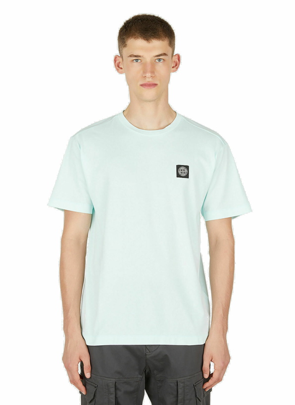 Photo: Compass Patch T-Shirt in Light Blue