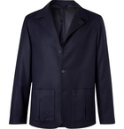 Camoshita - Navy Unstructured Wool Blazer - Men - Navy