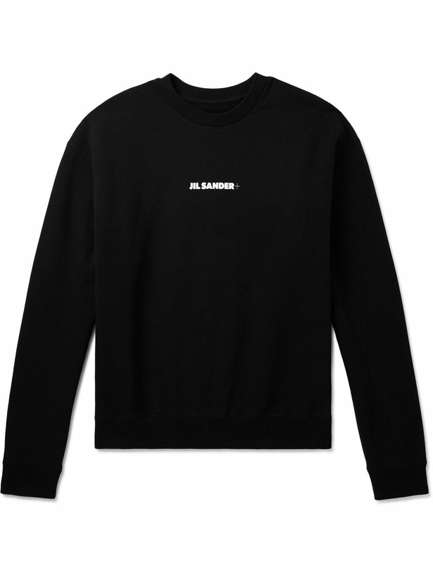 Photo: Jil Sander - Logo-Print Cotton-Jersey Sweatshirt - Black